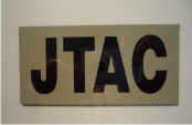 JTAC 4 1/4 X 2 1/8 MAGIC BLACK ON TAN