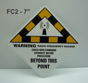 warning_radio_frequency_hazard_check_with_command_authority_7_inch_diamond