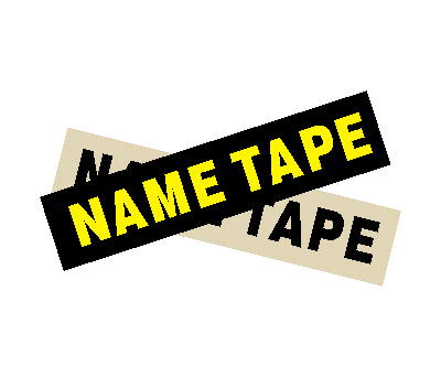 Nylon Multicam Black Lette Chest Tape Custom name Tapes Embroidery Patch 