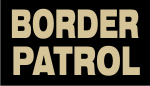 border patrol pcx patch tan on black